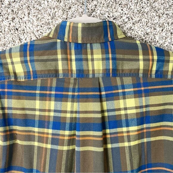 Eddie Bauer Shirt Men’s S Antique Plaid Ultimate Expedition Flex Classic Flannel - Picture 6 of 10